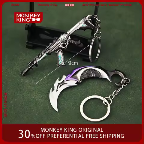 Valorant Weapon Melee Reaver 2.0 Karambit Knife M4 Butterfly Knife Peripheral Rotatable Knife Alloy 