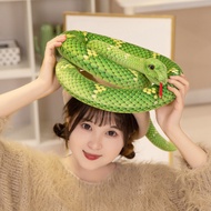 [Fast Shipping]Realistic Snake Plush Toy Spotted Snake Anaconda Python Prank Fake Snake Photo Prop T