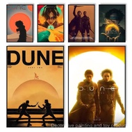 Sci-fi movie Dune 2 poster art print home decor,No Frame Canvas Painting Gift YJUX