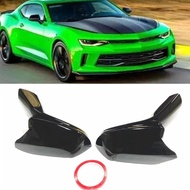 Mirror Cover Add On For Chevrolet Camaro SS RS ZL1 LT 2016-2022 Glossy Black Car Exterior Rearview S