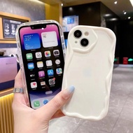 Wavy Cream Simple Phone Case Huawei Nova 14i 13 12i 11 10 7i Y91 Y90 Y73 Y70 5T P60 Pro P50 P40 Lite