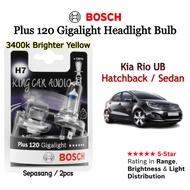 Untuk Kia Rio UB 2013-2016~Sepasang 3400K 12V Bosch Plus 120 Gigalight H7 Mentol Lampu Depan Kereta 