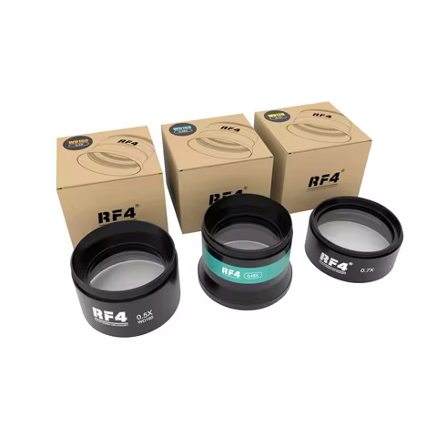RF4 Factory Price 0.48X/0.5X/0.7X Barrow Auxiliary Glass Objective Stereoscopic Binocular Trinocular