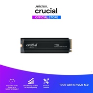 Crucial T705 1/2/4 TB PCIe Gen5 NVMe M.2 SSD with heatsink (CTXXXXT705SSD5)