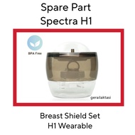 Wearable BREAST SHIELD SET FOR H1 - SPARE PART Funnel SET BREAST Pump SPECTRA H1