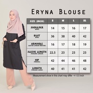 blouse murah white blouse korean blouse zanzea blouse ERYNA BLOUSE / TUNIC BLOUSE MUSLIMAH