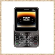 (KYSB) Slide Button Mini Mobile Phone I19 Pro Square 2.4inch Dual SIM 2G GSM Bluetooth FM Camera Unl