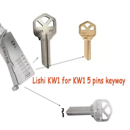 Lishi Lock Picking KW1 KW5 2 in1 Locksmith Tools Master Key Decoder Micha Decoder Precision Pick and