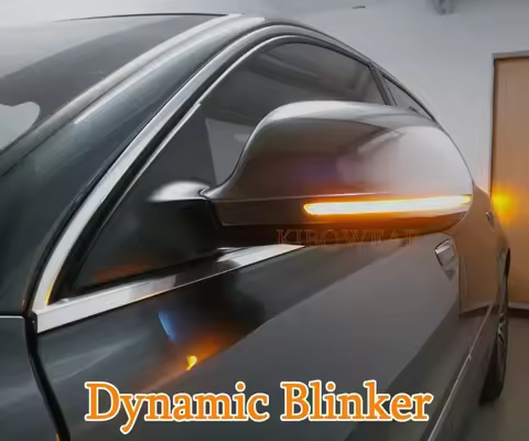 2pcs Dynamic Blinker Mirror Light for Audi Q3 A6 C6 4F S6 A4 A5 B8 A3 8P LED Turn Signal Side Indica