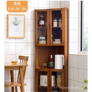 HY-# Wooden Horse Corner Sideboard Wine Cabinet Locker Tea Cabinet Side Cabinet Kitchen Storage Cabinet Cupboard Living