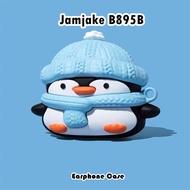 【Fast Shipment】For Jamjake B895B Case Earphone Case Innovation Cartoon Soft Silicone Casing NO.4