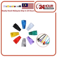 100PCS RJ45 Network Rubber Boot/Rubber Cap/Network Lan Cable Protector Rubber Cap Connector Plug Cov