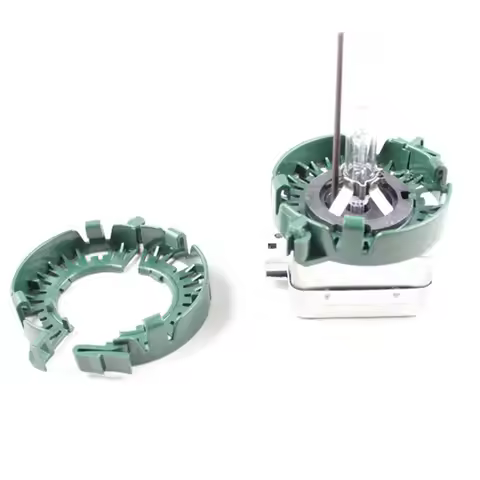 2Pcs Xenon HID Light Bulb D1S D2S Holder Base Rings Metal Lock Retainers Clips Adapters For BMW Proj