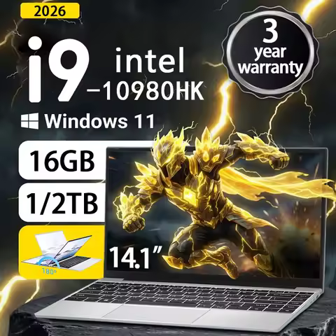 Ultra Slim Laptop Intel Core i9-10980HK 14.1" 16GB RAM 2TB SSD Portable laptops Windows 11 Pro Offic