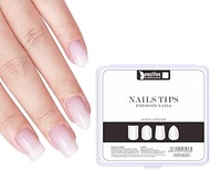 Beautilux 120pcs False Nails Soak Off Nails American Use for Home Manicure (CJP120-01, CJP120-01)