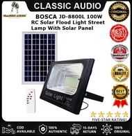 BOSCA JD-8800L 100W RC Solar Flood Light Street Lamp With Solar Panel CLASSIC AUDIO | (ORIGINAL)