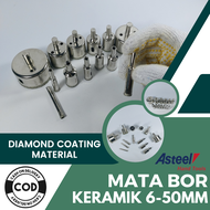 (COD) 13 Pcs Asli Mata Bor Keramik Kaca Diamond Coated Hole Drill Bit 6mm-50mm Mata Bor Multifungsi Mata Bor Set Komplit Mata Bor Intan Kaca Keramik Mata bor Keramik Ubin Murah Mata Bor Kaca Hole Saw Kayu Mata bor Acrylic Hole Saw Keramik Mata Bor Lubang