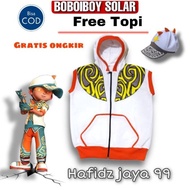 Boboiboy Solar Costume Set Vest Hat Boboi Jacket Boboboi Kids