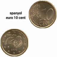 koin euro 10 cent - spanyol