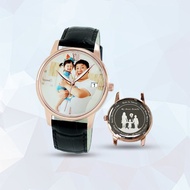 【手錶客製】41 mm 8207MRG 玫瑰金色 (錶面+底蓋設計訂製)