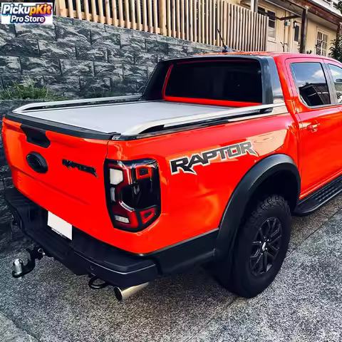 Rear Trunk Bed Roll Bar with Dual D‑Rings & LED Mount for Ranger T6 T7 T8 T9