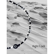 8ight luck necklace - 8 ball Aesthetic Handmade Bead necklace