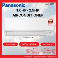 Panasonic aircond 1.0HP Inverter Air Conditioner PU9WKH / PU9XKH + I-Auto + R32 Refrigerant airconditioner