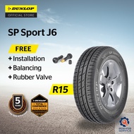 Dunlop SP Sport J6 R15 175/65 185/60 185/60 195/60 175/50 195/65 195/65 (with installation)