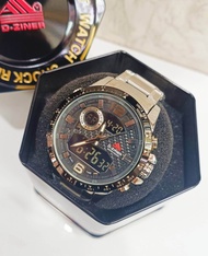นาฬิกาแบรนด์ DZINER งานแท้ 100% พร้อมกล่องแบรนด์ นาฬิกาผู้ชาย รุ่น 2 ระบบ สินค้ากันน้ำ
