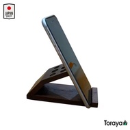 Toraya - Wooden Stand hp + Pen Holder Model 2: Wooden Pen Holder with Backrest hp