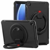 全城熱賣 - 適用於三星 Galaxy Tab A9+ 牛魔王A款TPU+PC全包防摔保護套（黑色）