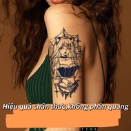 Temporary tattoo lasts 2 weeks. Herbal tattoo