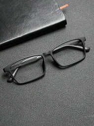 1 件裝男士超輕橡膠和鈦合金防藍光復古商務處方眼鏡適用於電腦/手機輻射防護