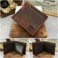 Rush Rider Full Grain Cow Leather Wallet Men Short Wallet Genuine Leather