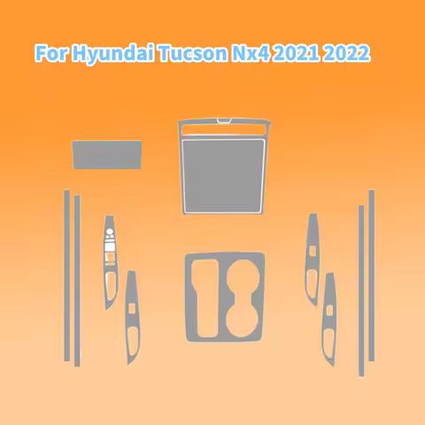 For Hyundai Tucson Nx4 2021 2022 Car Center Console Media Dashboard Navigation TPU Anti-scratch Prot