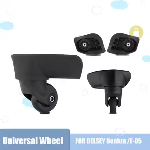 For Benlun/DELSEY F-05/D11 Softside Wheels Universal Luggage Caster Replacement Wheels Silent Swivel