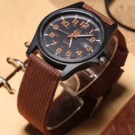 Aviator  Nylon Sport  Watch Men's Quartz Calendar  Military