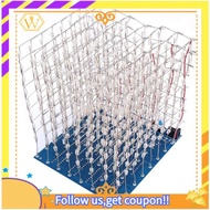 【W】3D8 8x8x8 3D Led Cube Light DIY Kit LED Cube  3D8 8x8x8 3D Led Cube  3D8 8x8x8 3D Led Cube Light 