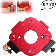 UMISTYDREAM9IQ0 1/2Pcs Corner Radius Jig, 4 in 1 Portable Arc Angle Positioning Template, Durable Re