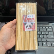 Isi 315Pcs Tusuk Sate Bambu Bamboo Bakaran Jualan Tahun Baru Skewer Satay Stick Tempura Sosis Aci Bu