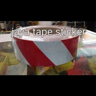 3m scotlet reflective 610 2"-stiker police line-scothlite merah putih