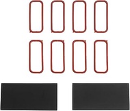 MS92438 Intake Manifold Lower Seal O-Ring With Throttle Body Gasket Set Compatible With LS1 LS6 Fast