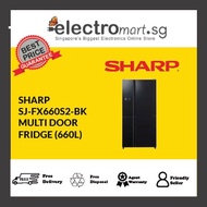 SHARP SJ-FX660S2-BK MULTI DOOR FRIDGE (NET 660L)