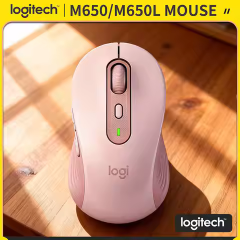 Logitech M650/M650L Signature Wireless Mouse - Quiet & Sustainable, 20-Month Bluetooth Use, 10m Rang
