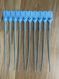 Combo 200 chiếc Seal nhựa niêm phong dây rút đốt trúc nhỏ 23cm in sẵn số seri dùng niêm phong túi xá