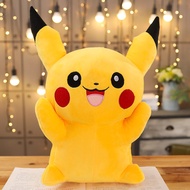 ของแท้120เซนติเมตร Pikachu นุ่มยัดไส้ของเล่นโปเกมอนของเล่นตุ๊กตาขนาดใหญ่ตุ๊กตานอนหมอนสำหรับเด็กสาวเด