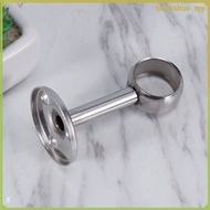 💍 Pemegang Batang Almari 2Set Keluli Tahan Karat Soket Tiang Almari Perak 4.7x1.8x3.3in untuk Pejaba