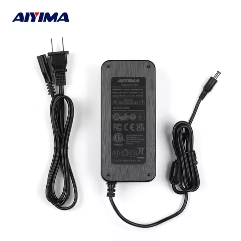 AIYIMA Amplifier GaN Power Adapter 48V 5A Switch Power Supply Plug For TPA3255 TAS5630 Sound AMP EU 