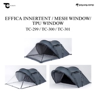 TOKYO CRAFTS Camping Tent Effica Tent Innertent / TPU Window / Mesh Window TC-299 / TC-300 / TC-301