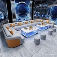 Bar Dedicated Light Luxury Sofa Coffee Table Sofa Compartment ktvL Type Night Club k Room Combinatio